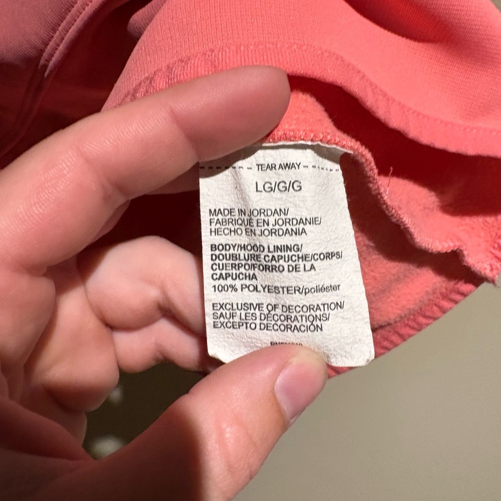 Under Armour Loose Fit Pink Size Large Hoodie - Picture 4 of 7